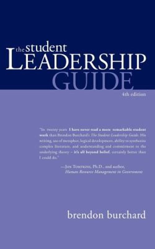 The Student Leadership Guide Paperback Brendon Burchard