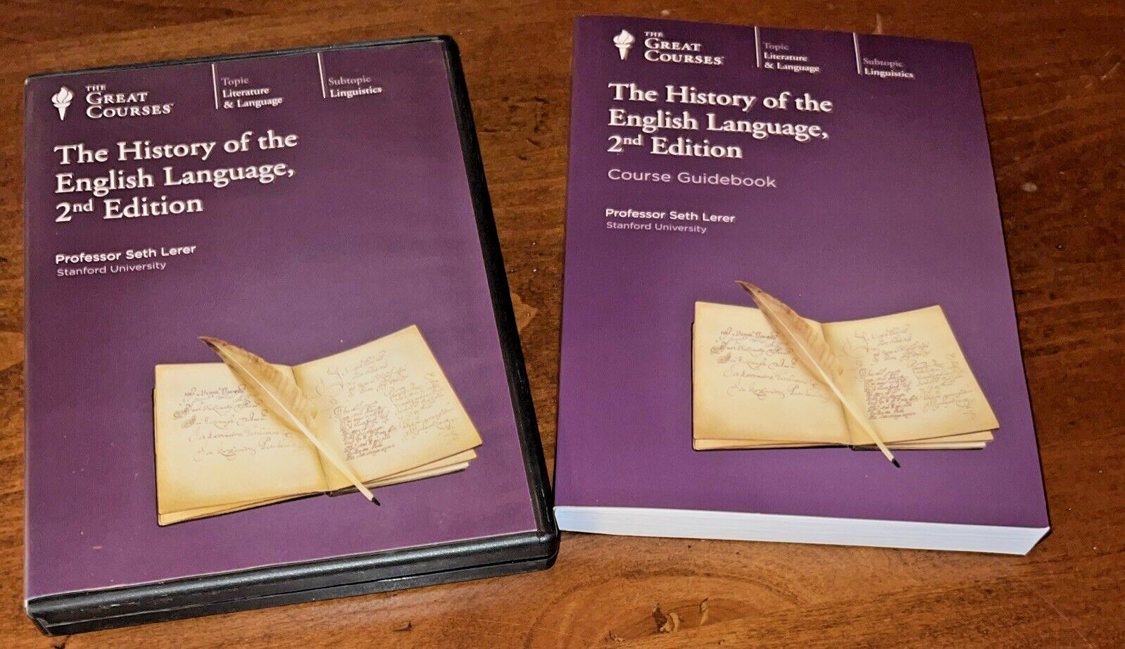 Great Courses- The History of the English Language, 2nd Edition DVDs + Guidebook