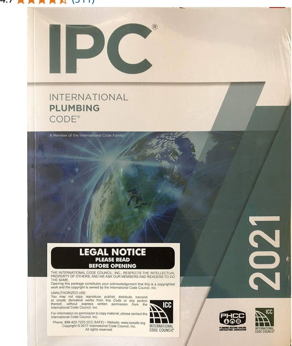 ipc international plumbing code 2021