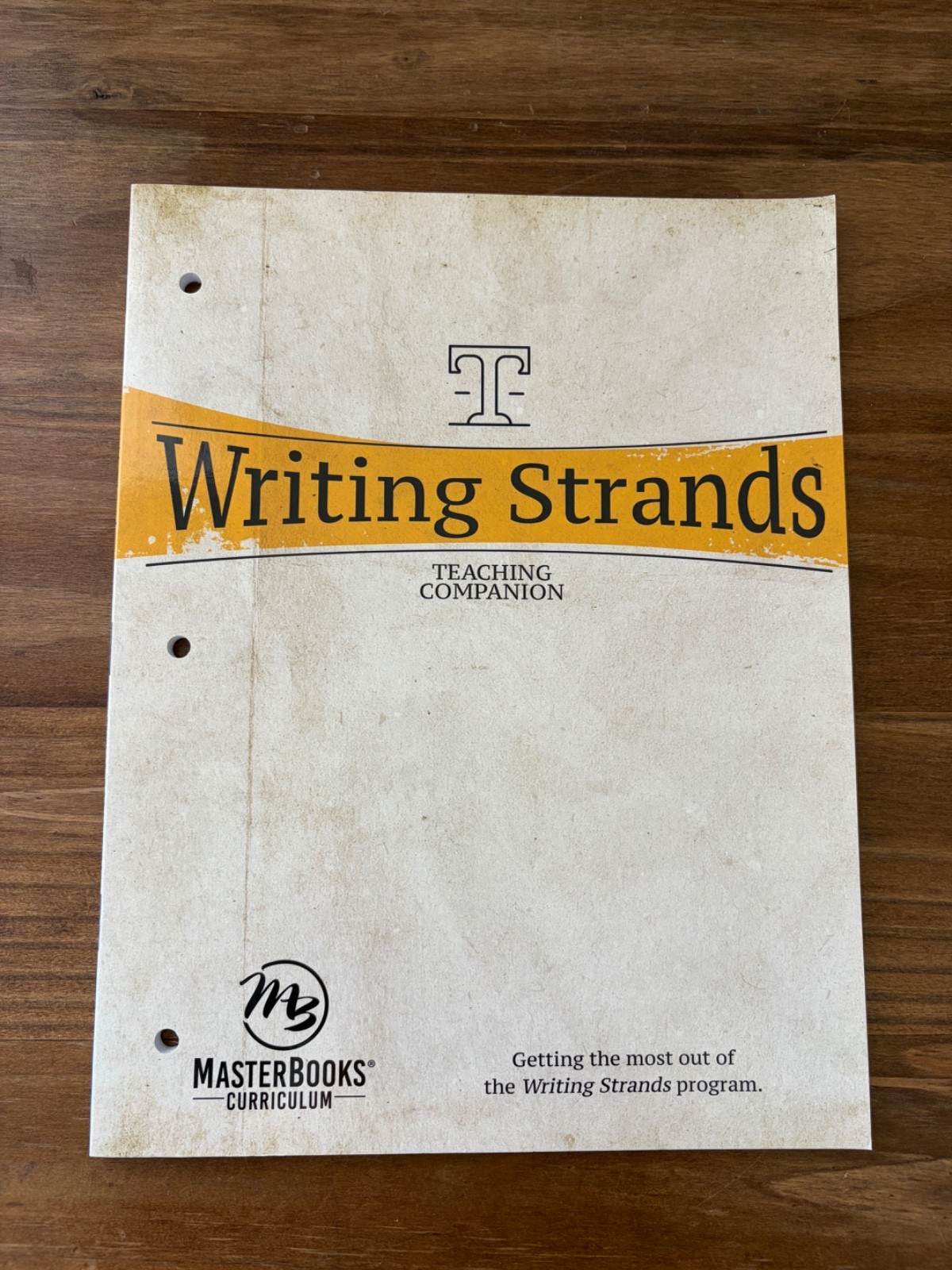Master Books Writing Strands: Beginning 1 and Teaching Companion