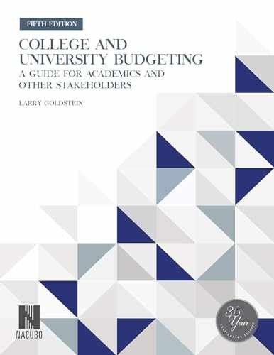 College and University Budgeting, – Paperback, by Larry Goldstein – Very Good