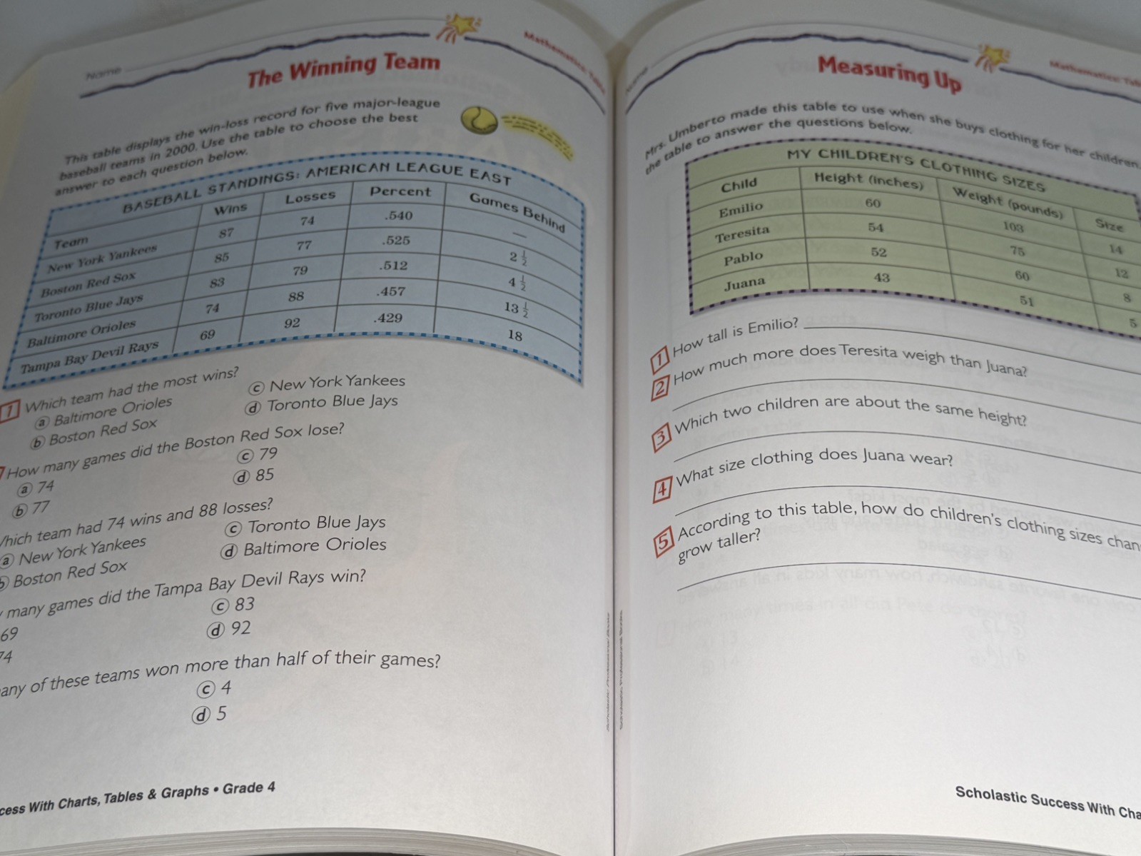 Scholastic Success With 4th Grade Workbook 400+ pages