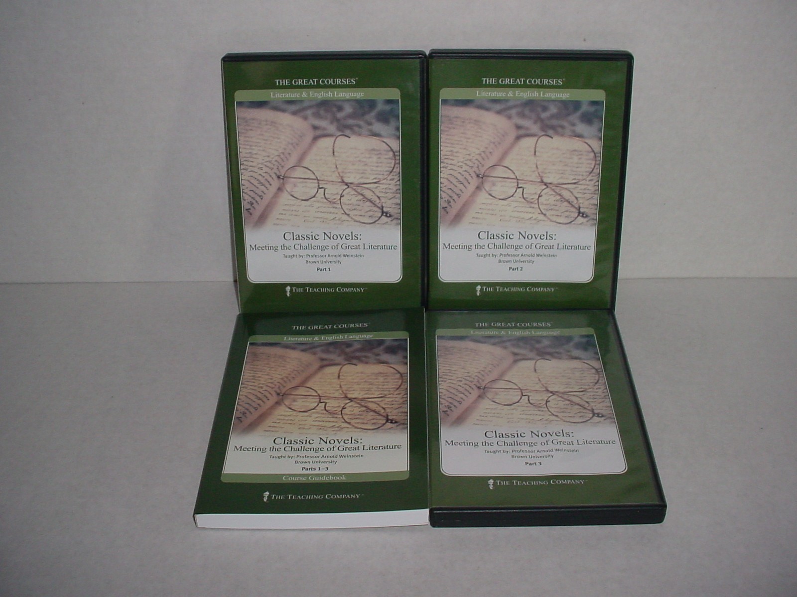 The Great Courses Literature & English Language Classic Novels 1-3 & Guidebook