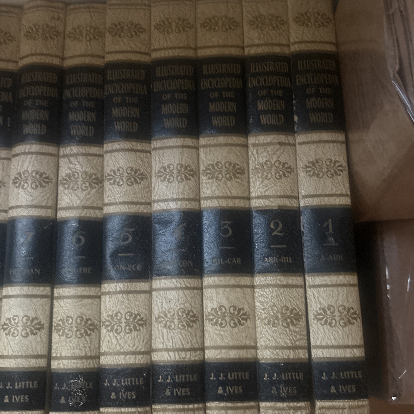 Encyclopedia 1956 Illustrated Encyclopedia Of The Modern World 20 Volumes C Pics