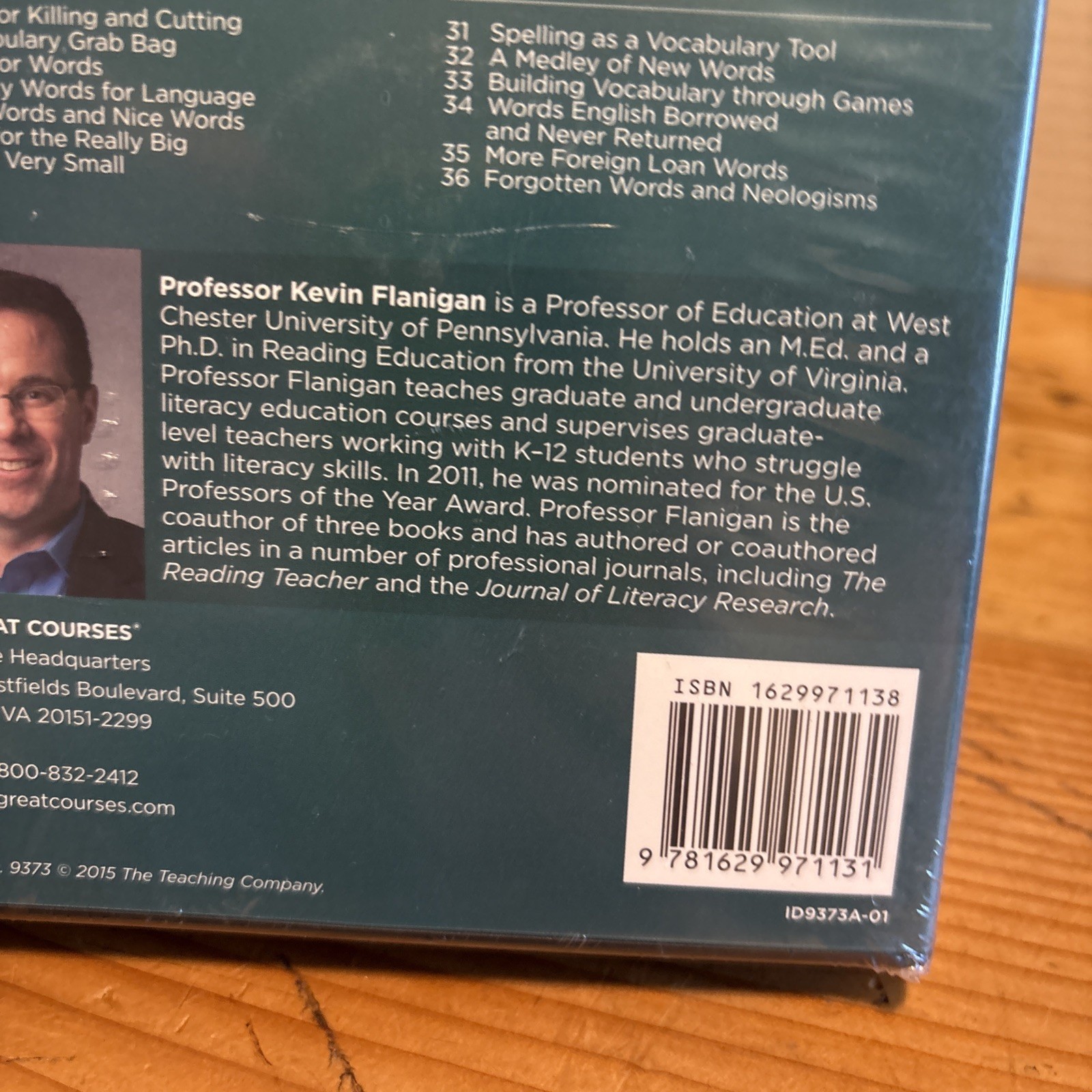 The Great Courses Building a Better Vocabulary DVD & Guidebook Set SEALED (a49