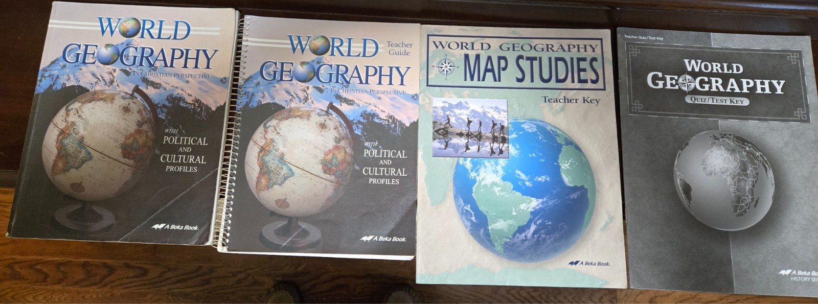 Abeka homeschool curriculum bundle World Geography high school