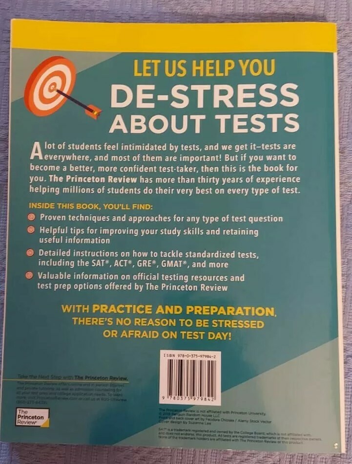 The Princeton Review How To Ace Any Test By Princeton Review Guide Book