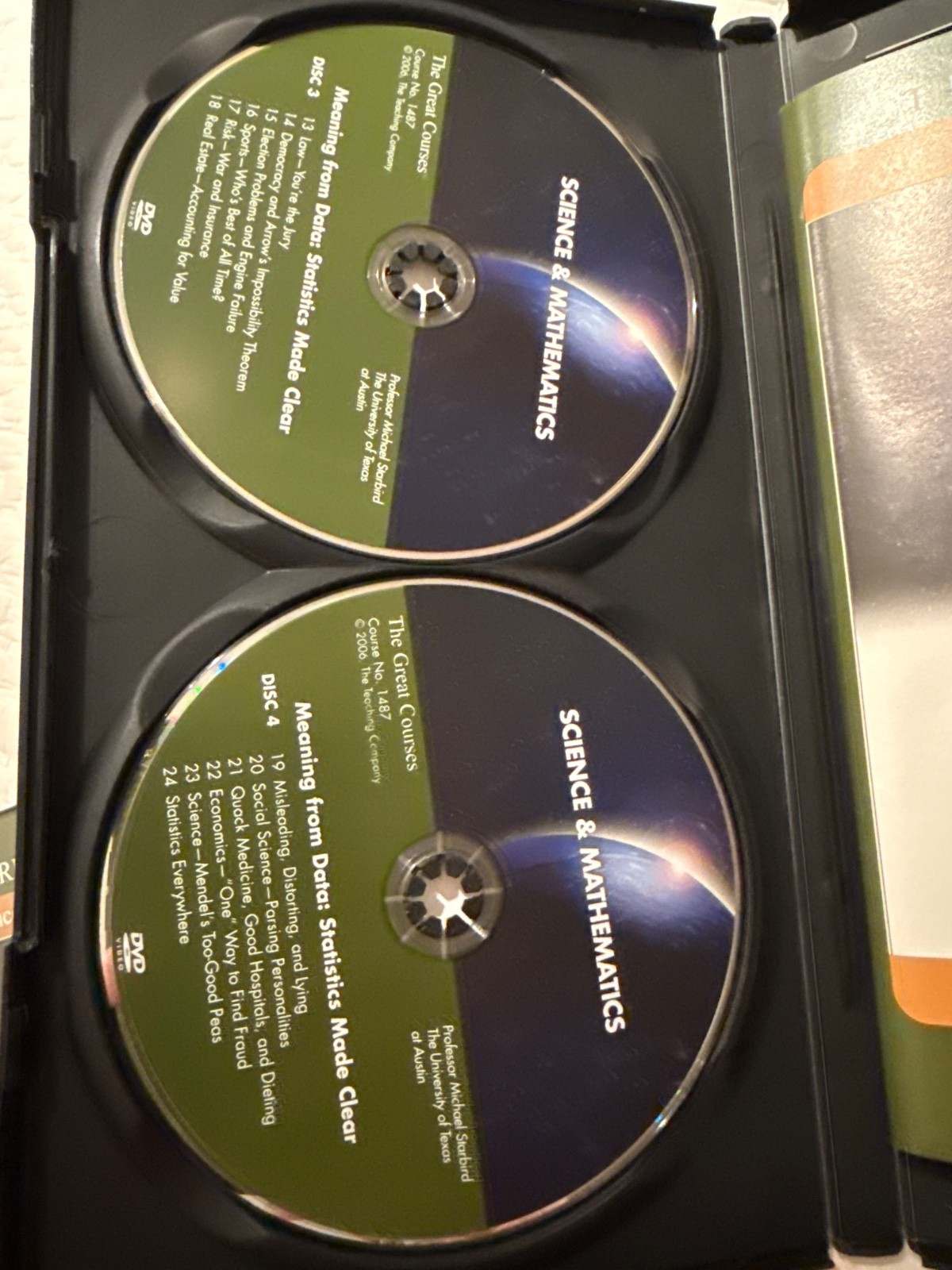 Meaning from Data : Statistics Made Clear by Michael Starbird (DVD)