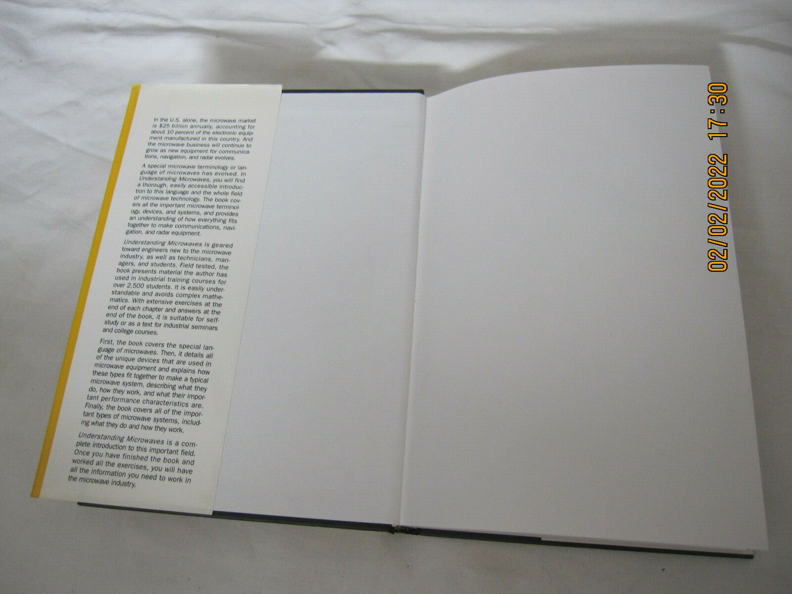 UNDERSTANDING MICROWAVES by Allan W. Scott, Hardbound with dust jacket1993