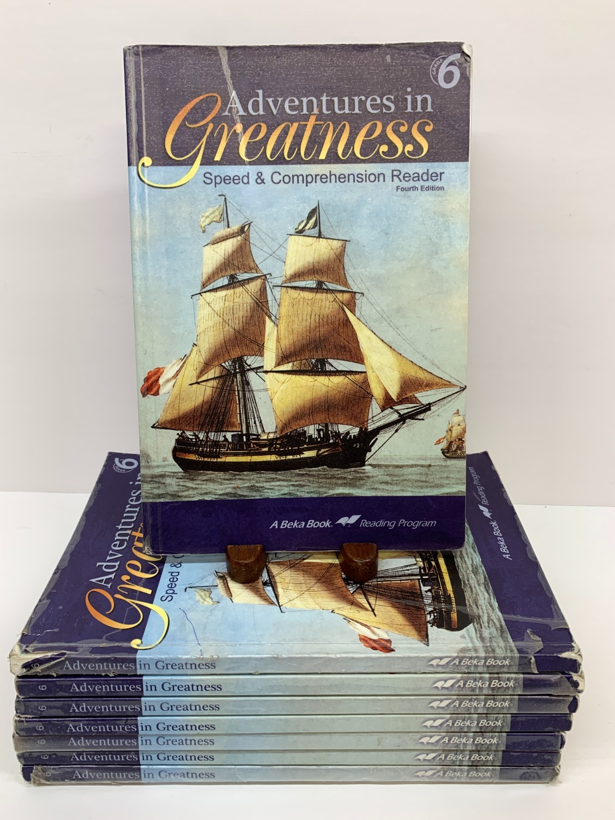 A Beka Book Adventures in Greatness Speed & Comprehension Grade 6 Reader 4th Ed