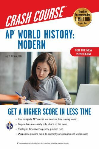 AP World History: Modern Crash Course, For the New 2020 Exam, Book On – GOOD