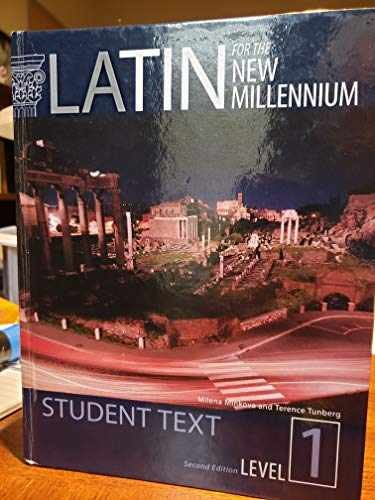 Latin for the New Millennium: Student Text, – Hardcover, by NCCER – Acceptable p