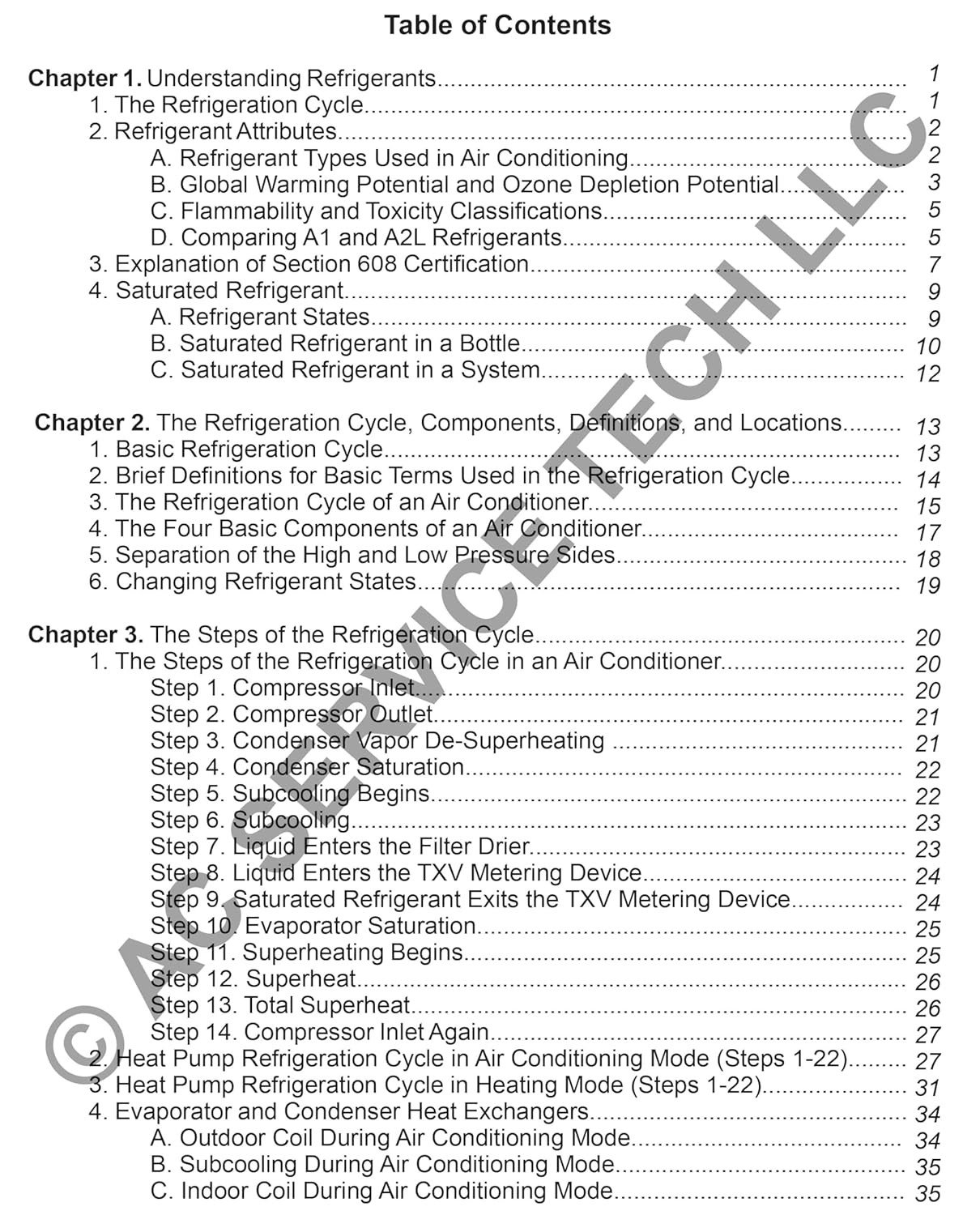 Refrigerant Charging and Service Procedures for Air Conditioning 2Nd Edition