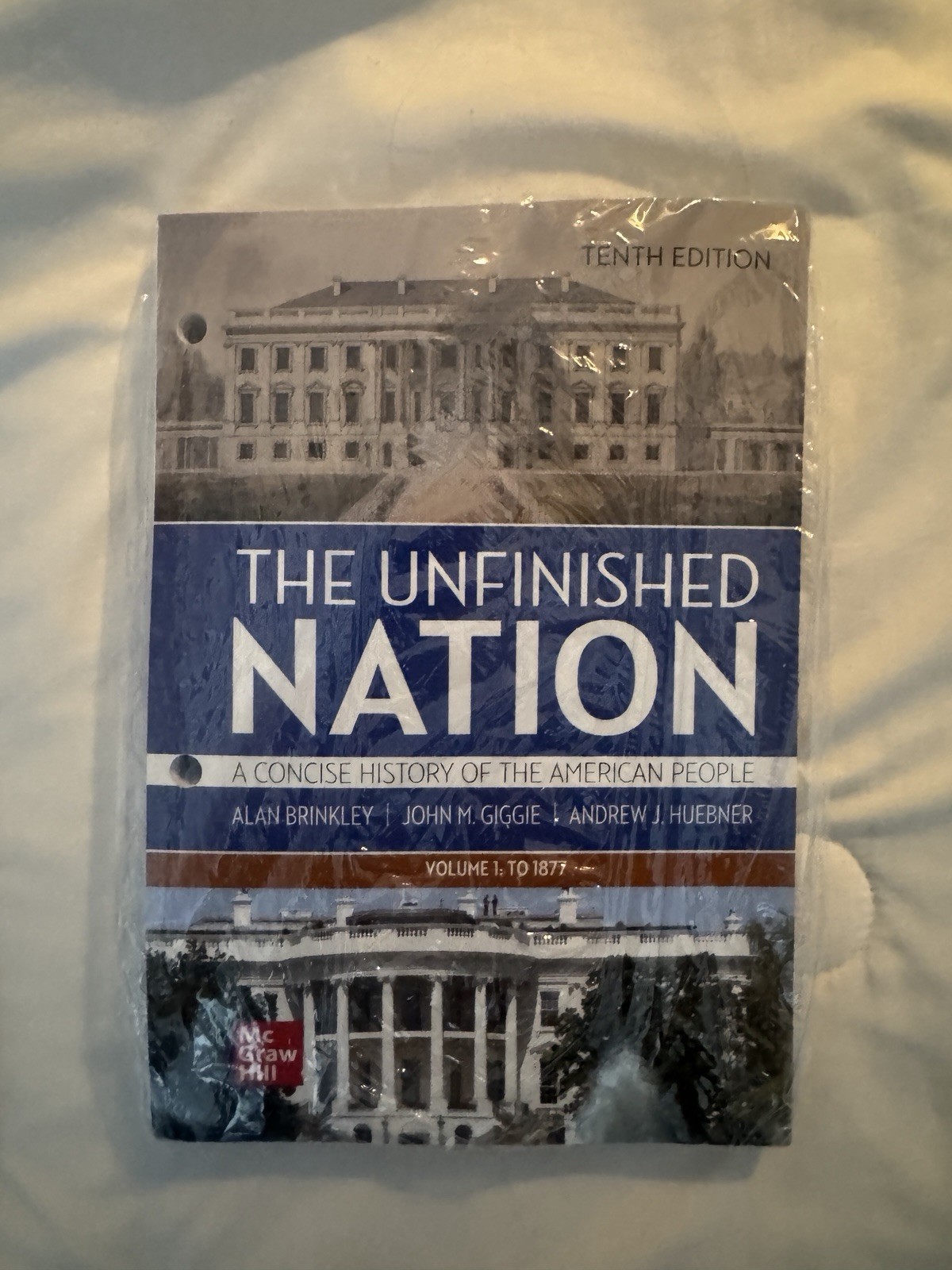 McGraw Hill The Unfinished Nation Tenth Edition Ringbound by Brinkley et al