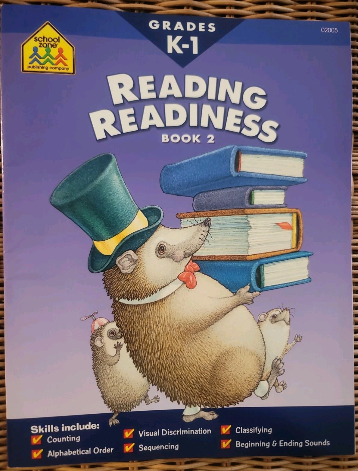 Reading Readiness Book 2 Grades K-1 Workbook 32 Pages