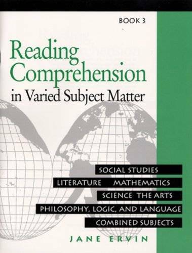 Reading Comprehension in Varied Subject Matter: Book 3 – Paperback – GOOD