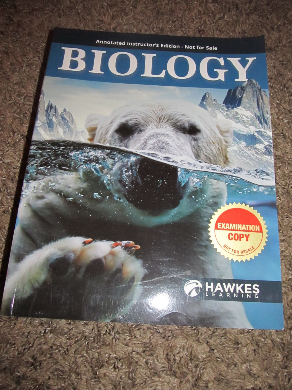 BIOLOGY Anderson Hawkes Learning Instructor’s Edition NEW 2024 978-1-64277-642-3
