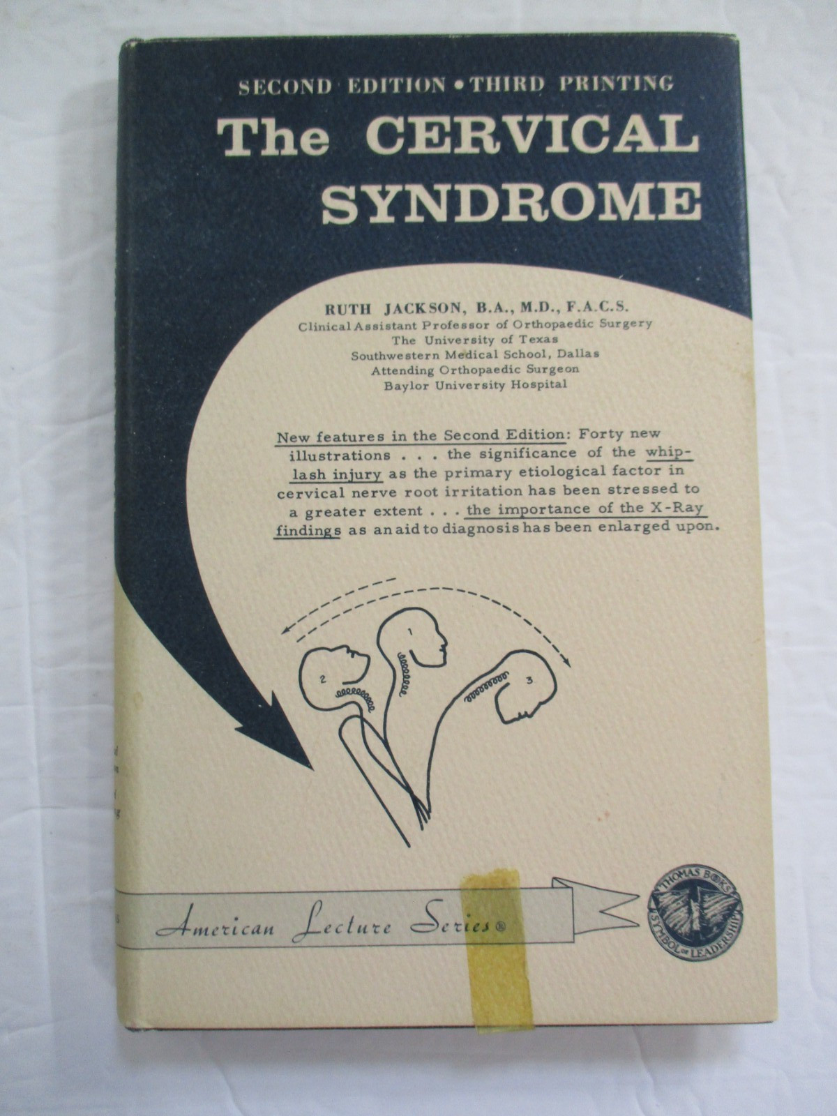 The Cervical Syndrome by Ruth Jackson 1965 HC