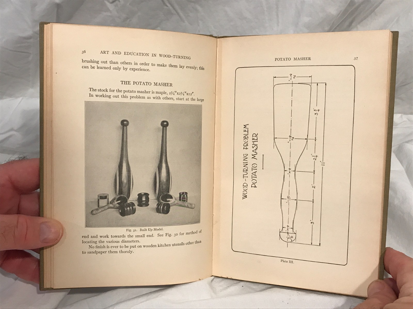 Art and Education in Wood-Turning William W. Klenke 1921 First Edition