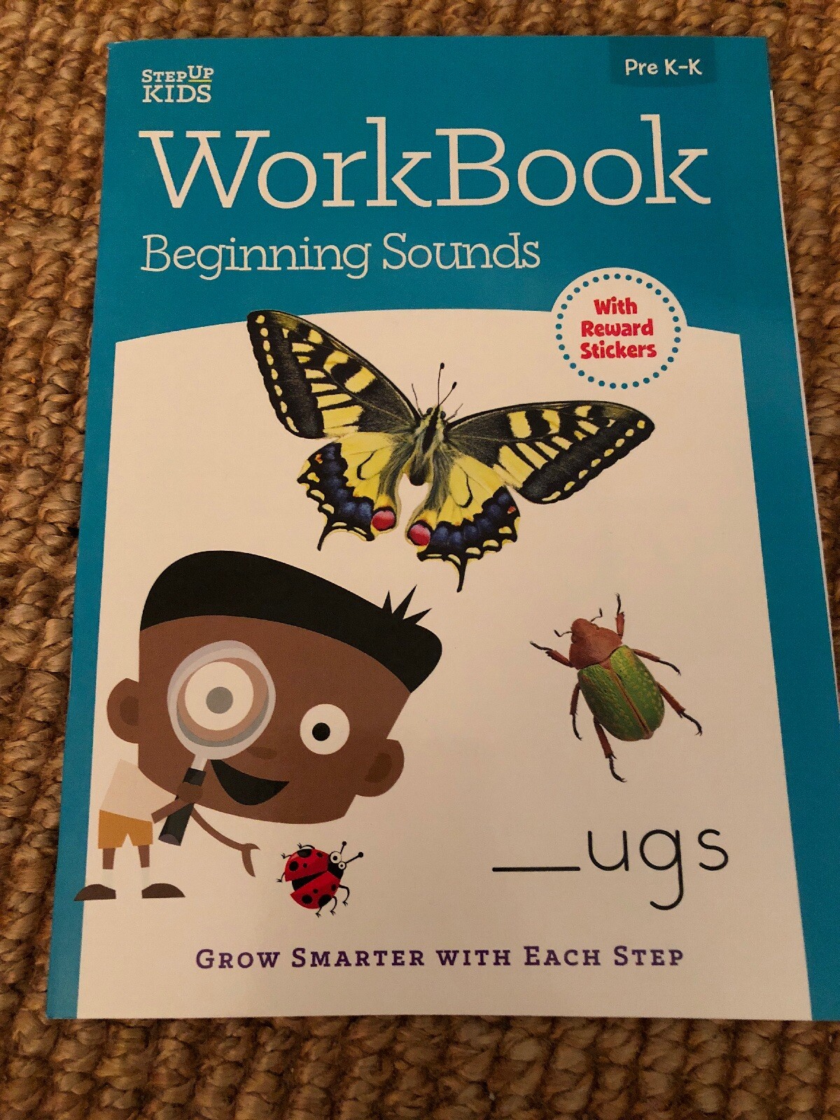 Step Up Kids Beginning Sounds Workbook. 32 Pages Grades Pre-K-K