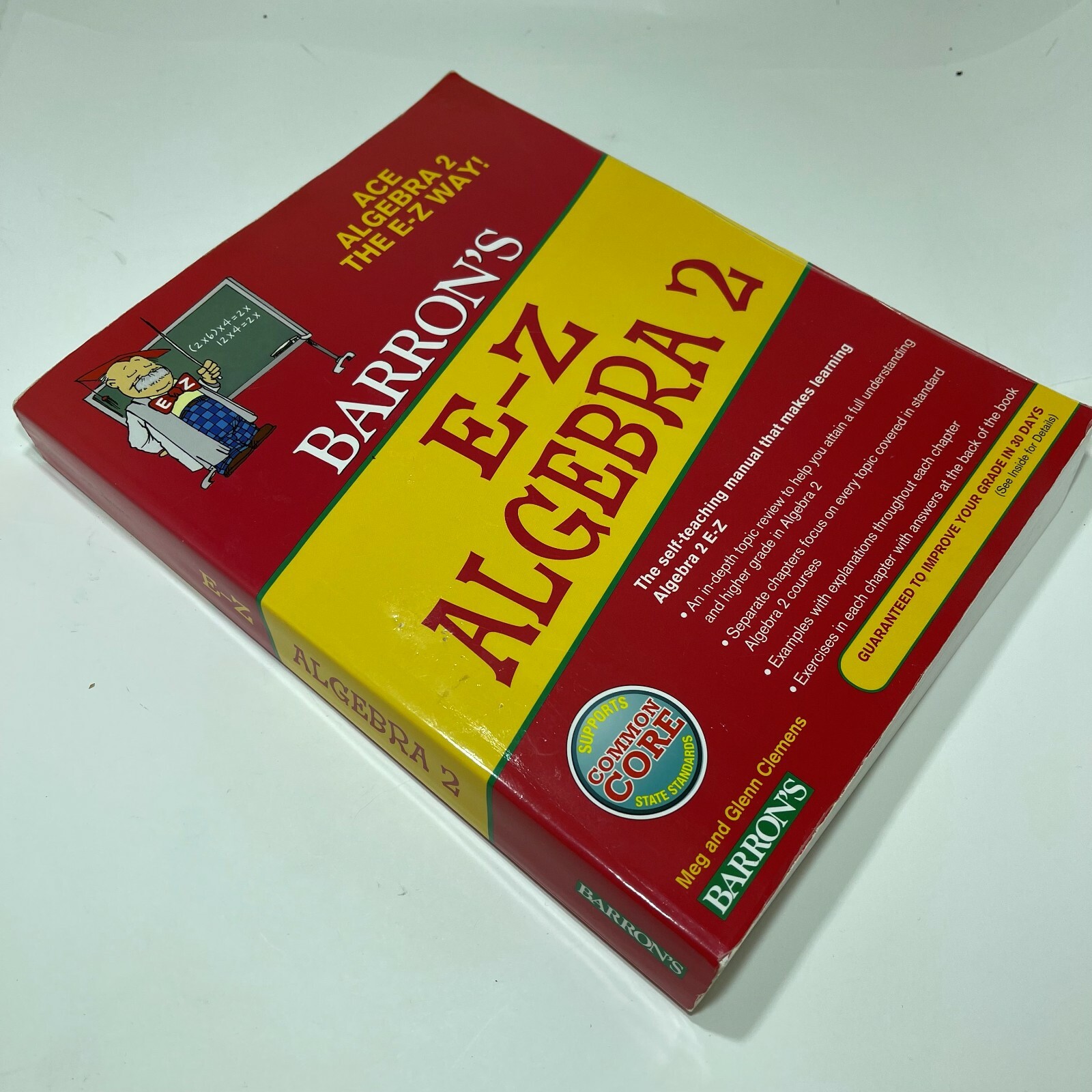Barron’s Easy Way Ser.: E-Z Algebra 2 by Meg Clemens and Glenn Clemens (2012, Tr