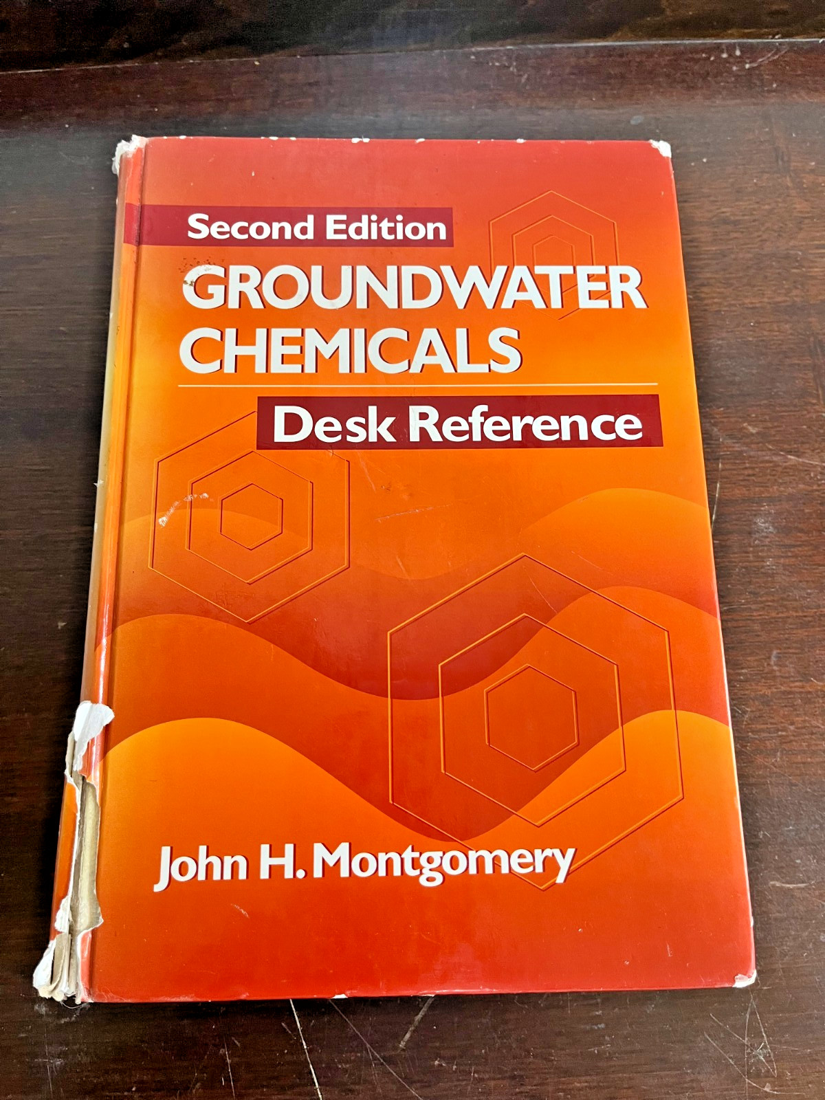 GROUNDWATER CHEMICALS Desk Reference BOOK : Second Ed by JH Montgomery Hardcover