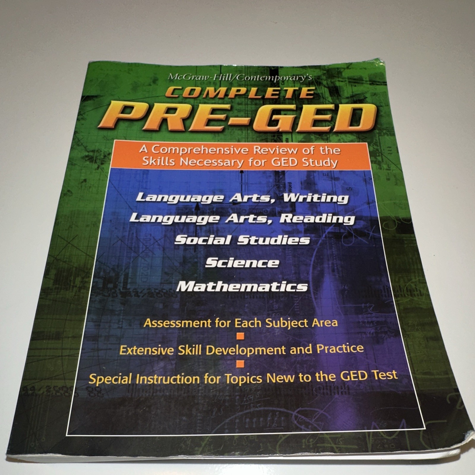 McGraw-Hill Contemporary Complete Pre-GED Study Guide English 2003 768 Pages