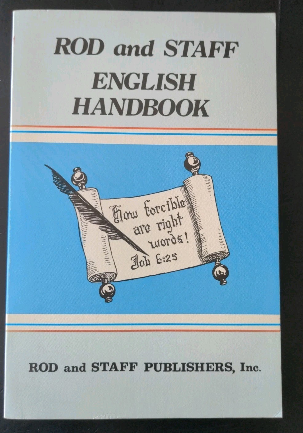 Rod And Staff English Handbook, 1983 Homeschool Language Grammar