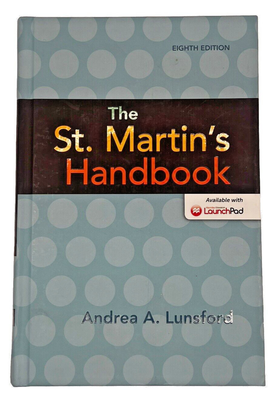 St. Martin’s Handbook by Andrea A. Lunsford (2015, Hardcover)