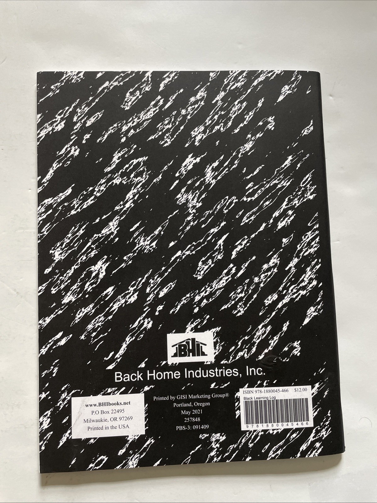 Black Learning Log: Student Supplemental Material