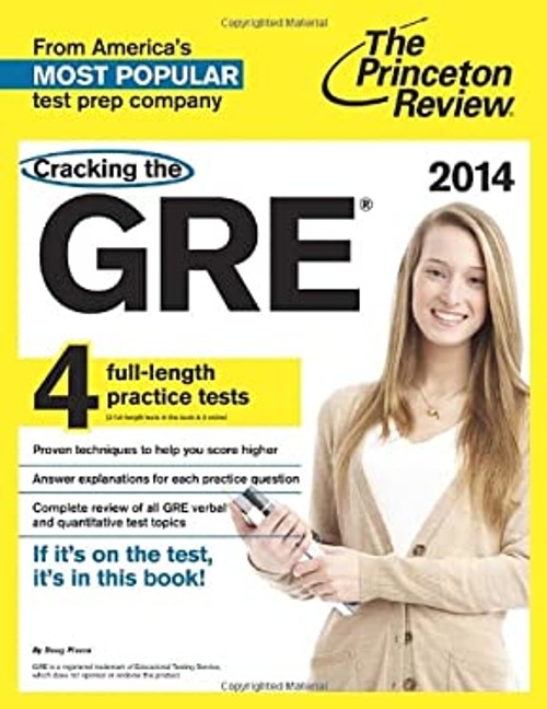 Cracking the GRE 2014 Paperback Princeton Review Staff