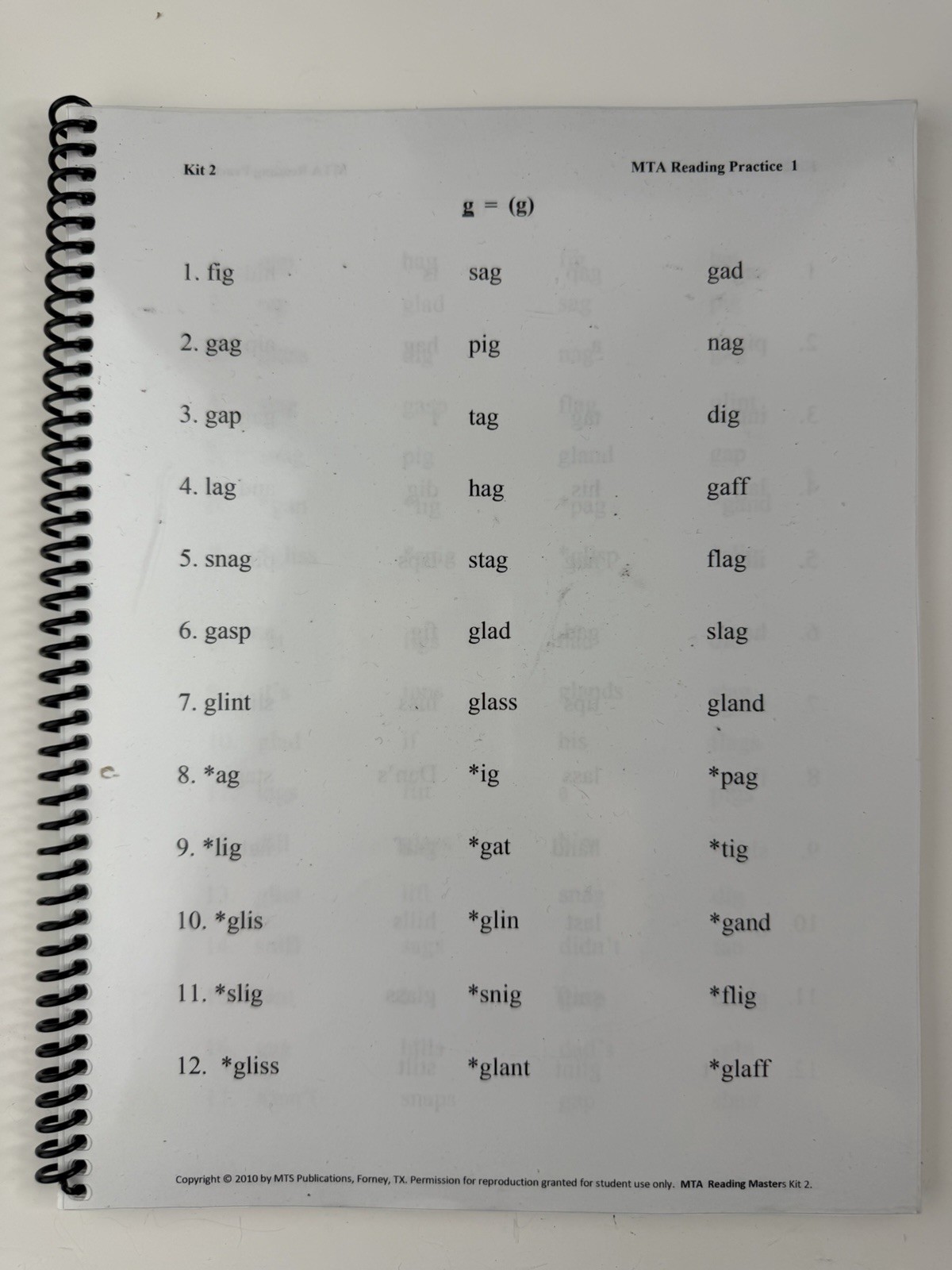 KIT: MTA Multisensory Teaching Approach Margaret Taylor Smith Reading Spelling 1