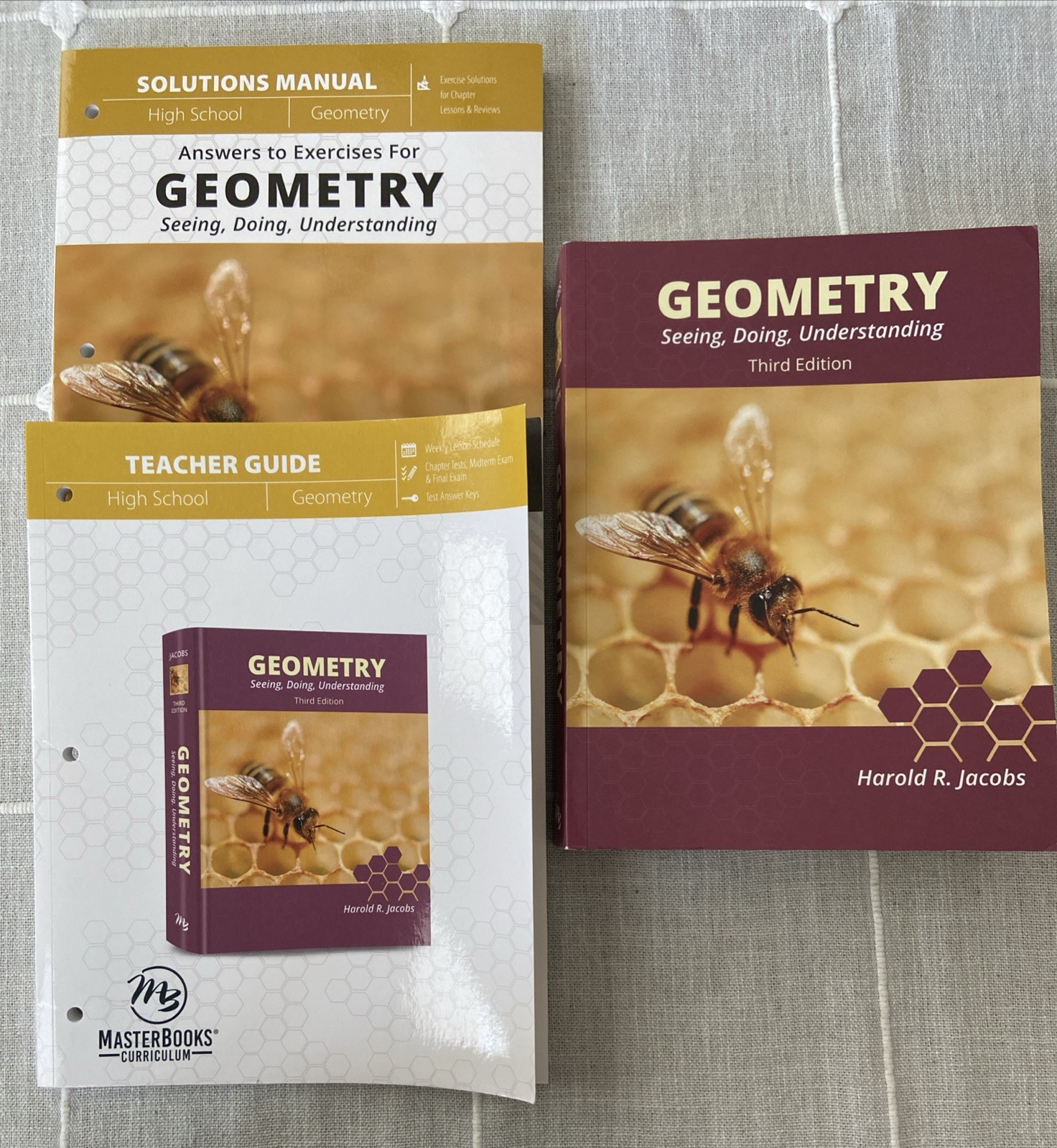 GEOMETRY: SEEING, DOING, UNDERSTANDING 3rd Ed Harold R. JACOBS MATH SET M260-8