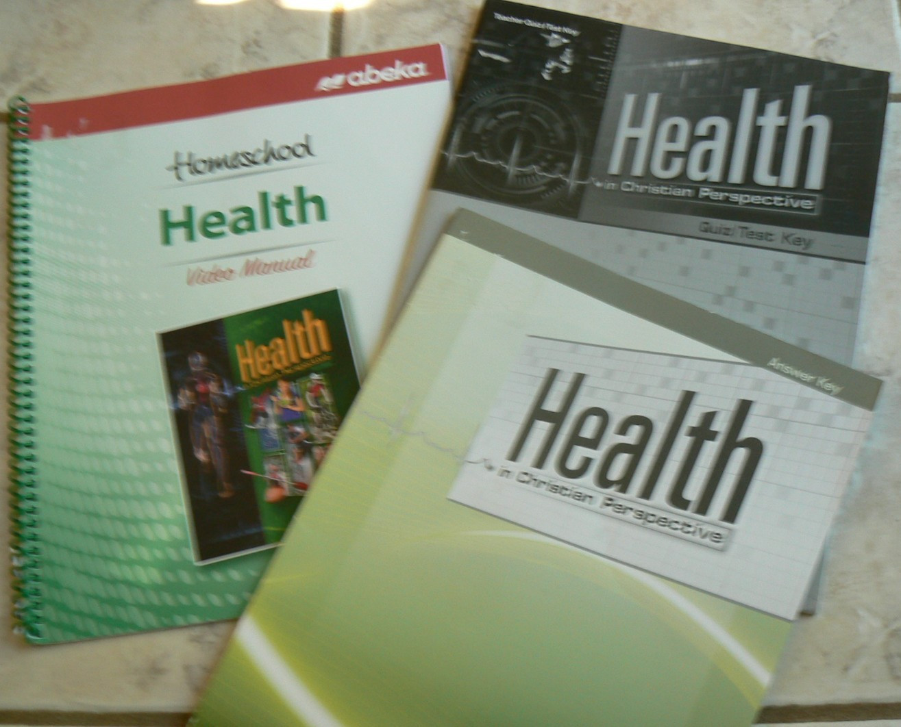 ABeka 9/9th Health in Christian Perspective, Answer Key,Quiz/Test K,Video Manual