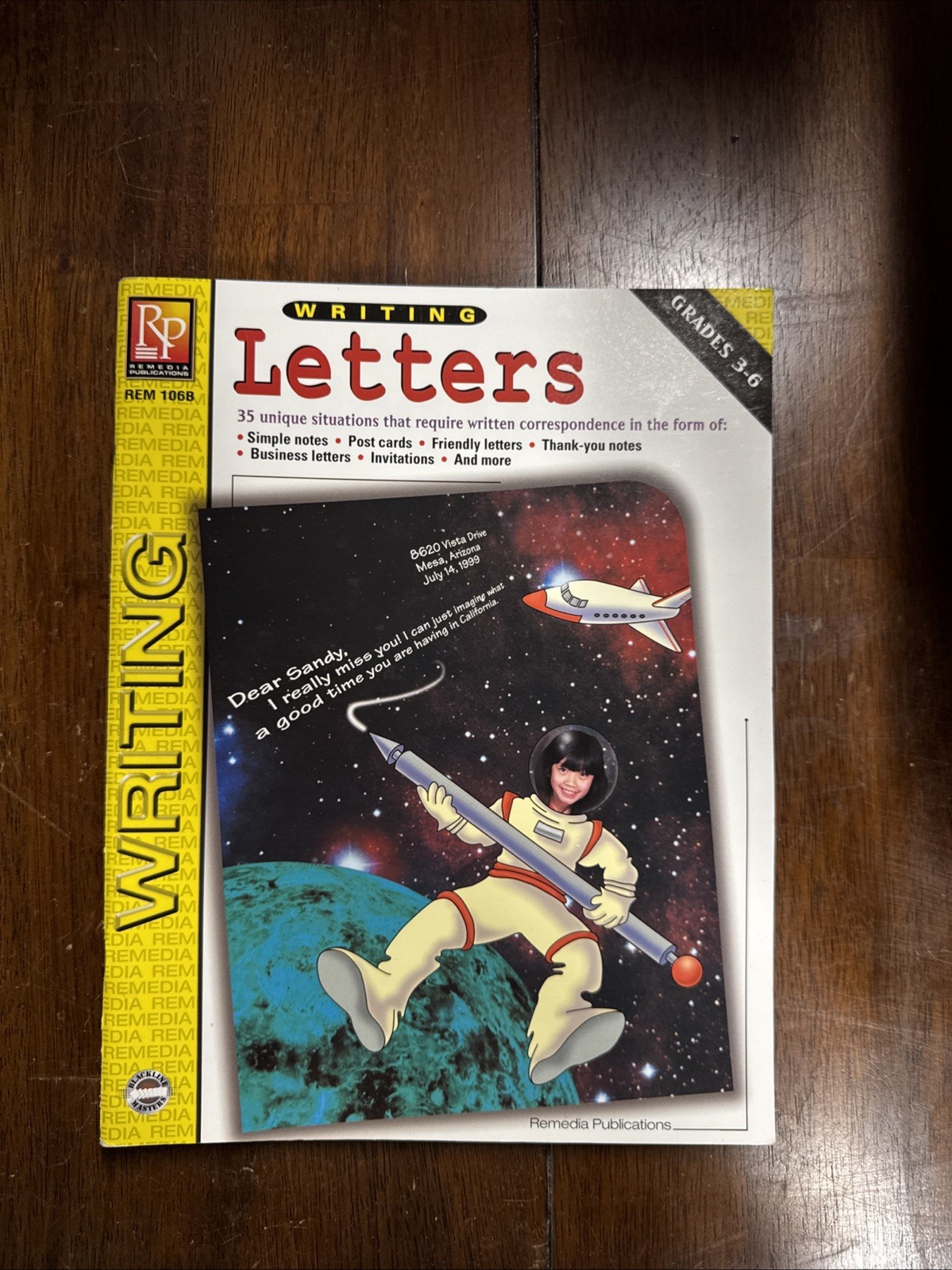 Remedia Writing Workbook Letters Short Reports Creative Writing Grades 3-6 Lot 3