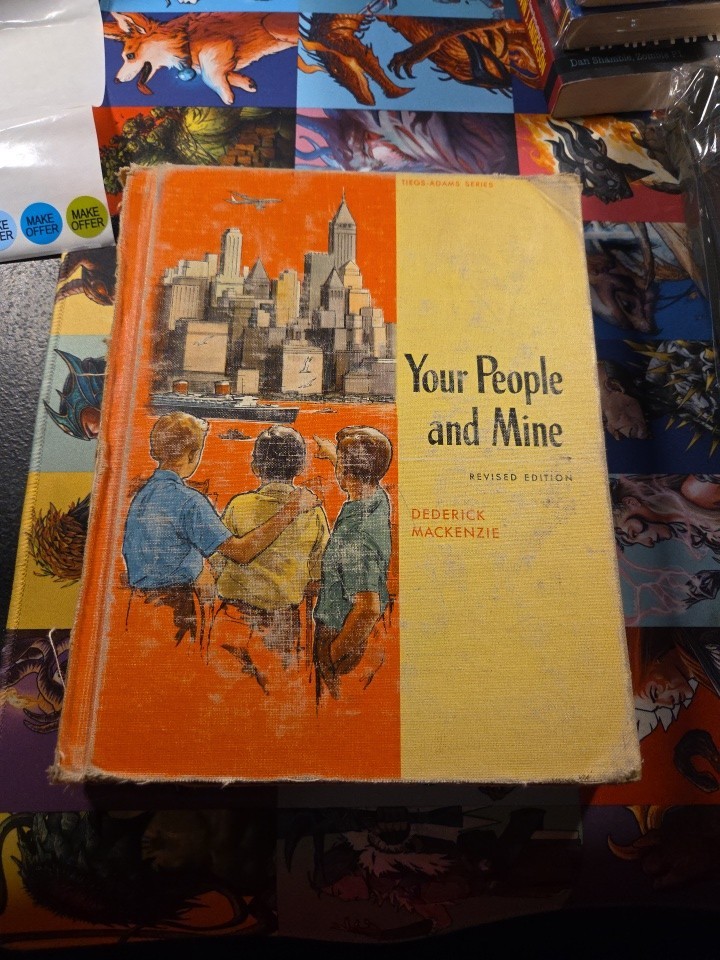 Vintage Teacher’s Edition 1960 – Your People And Mine Grade 4 Ex-Library Book