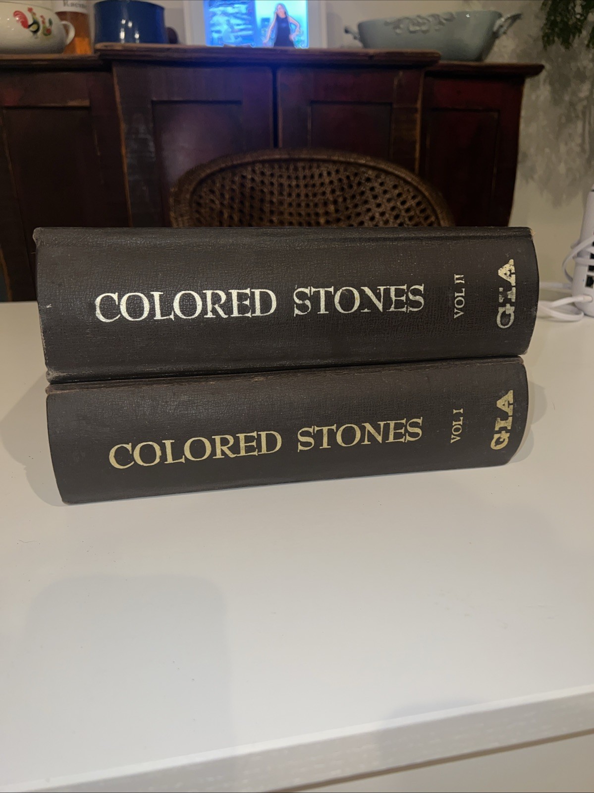 GIA Colored Stones vol I And II. Books gemological institute of America 1979