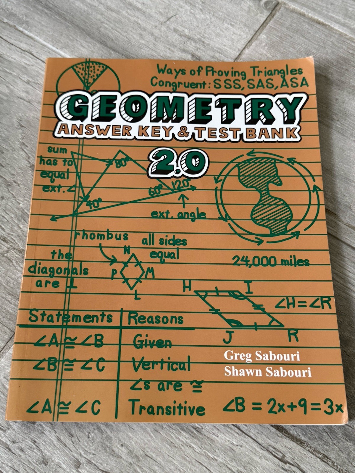 🍏 Geometry 2.0 – A Teaching Textbook Set – Textbook & Answer Key/Test Bank