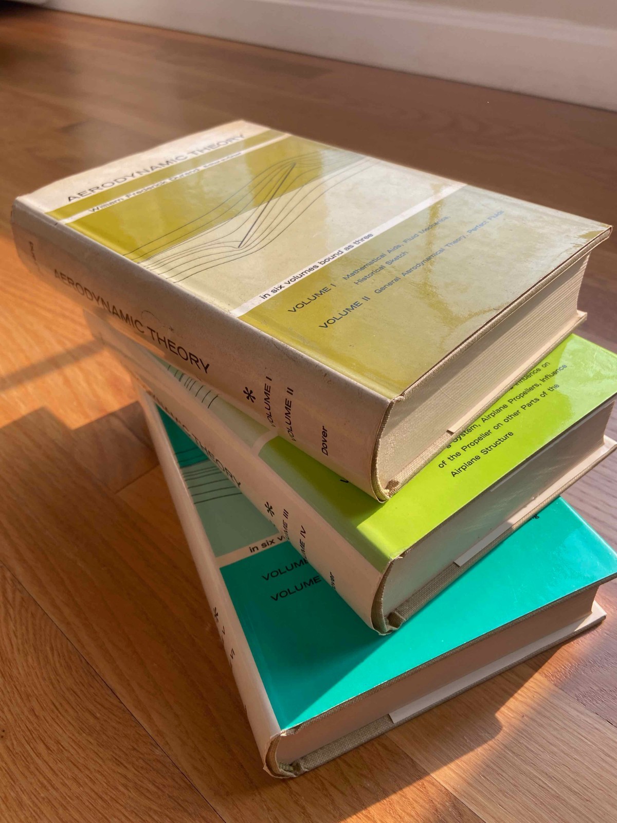 Aerodynamic Theory, William Frederick Durand, 3 volume Set, Hard Cover
