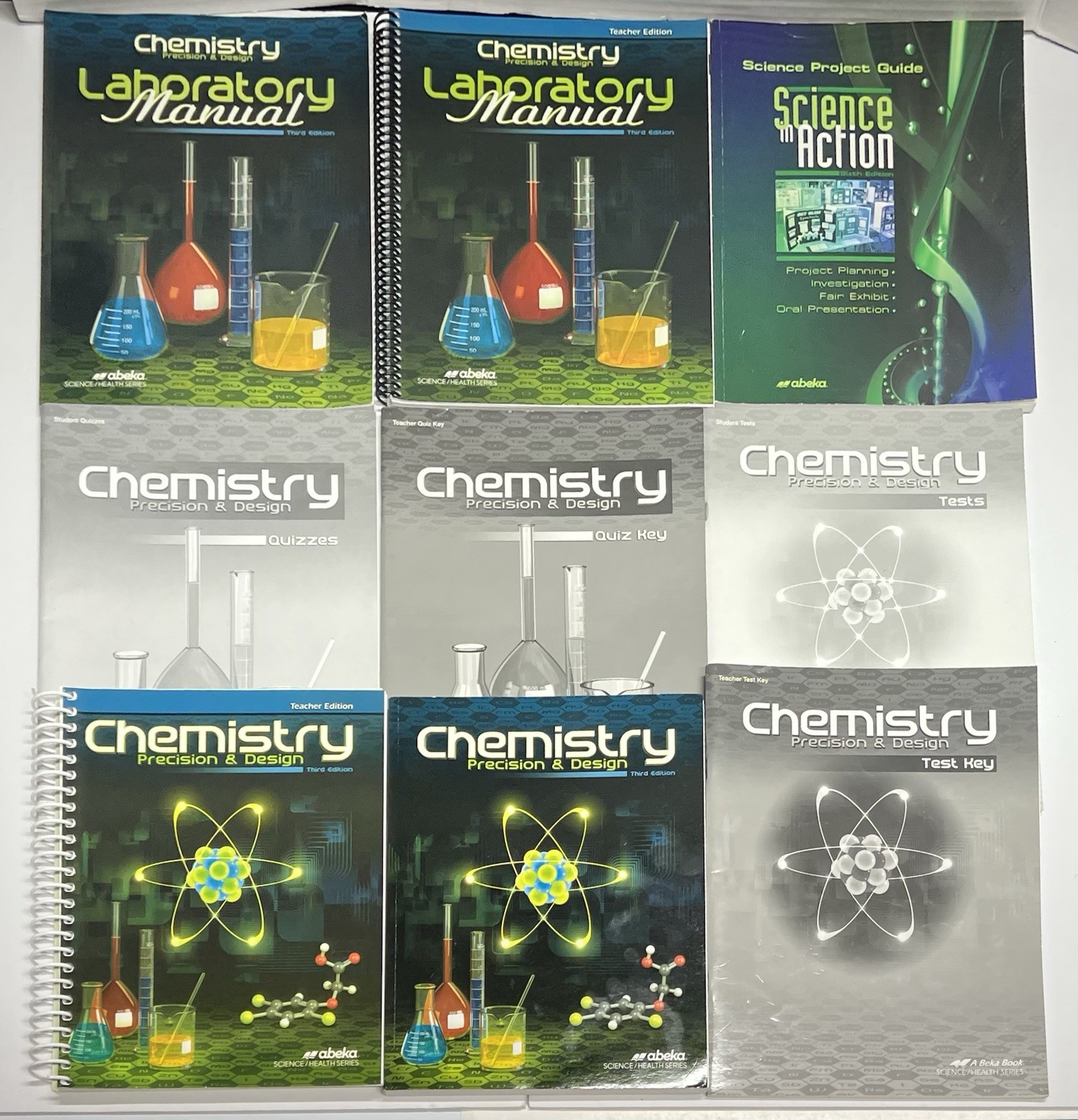 Abeka Chemistry complete set kit 3rd edition homeschool with teacher edition